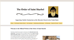 Desktop Screenshot of orderstsharbel.org